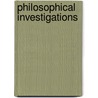 Philosophical Investigations by Ludwig Wittganstein