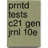 Prntd Tests C21 Gen Jrnl 10e