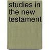 Studies in the New Testament door James H. O'Donnell