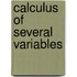 Calculus of Several Variables