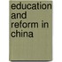 Education And Reform In China