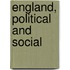 England, Political And Social