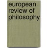 European Review of Philosophy door Jerome Dokic