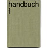 Handbuch f door Horst Krohne