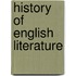 History of English Literature