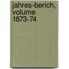Jahres-Berich, Volume 1873-74 by Berlin Rabbiner-Seminar