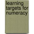 Learning Targets For Numeracy