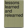 Lessons Learned and Relearned door Esther Lepisto