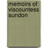 Memoirs of Viscountess Sundon
