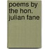 Poems By The Hon. Julian Fane