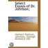 Select Essays Of Dr. Johnson;