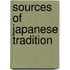 Sources Of Japanese Tradition