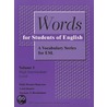 Words For Students Of English door Holly Deemer Rogerson