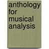 Anthology for Musical Analysis by Charles Burkhart