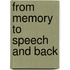 From Memory to Speech and Back