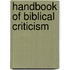 Handbook of Biblical Criticism