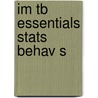 Im Tb Essentials Stats Behav S door Gravetter Wallnau