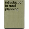 Introduction to Rural Planning door Nick Gallent