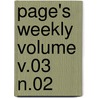 Page's Weekly Volume V.03 N.02 door Onbekend