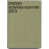 Preteen Activities-Summer 2013 by Standard Publishing