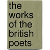 The Works of the British Poets door Professor Robert Anderson