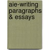 Aie-Writing Paragraphs & Essays door Wingersky