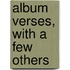Album Verses, with a Few Others