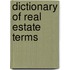 Dictionary of Real Estate Terms