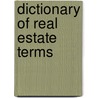 Dictionary of Real Estate Terms door Jack P. Friedman