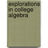 Explorations In College Algebra