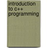 Introduction To C++ Programming door D.S. Malik