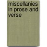 Miscellanies in Prose and Verse door Thomas Taylor