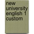 New University English 1 Custom
