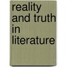 Reality and Truth in Literature door Irena Avsenik Nabergoj