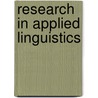 Research In Applied Linguistics door Jr. Fred L. Perry