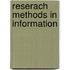 Reserach Methods in Information