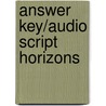 Answer Key/Audio Script Horizons door Manley