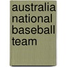Australia National Baseball Team door Ronald Cohn
