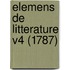 Elemens De Litterature V4 (1787)