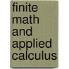Finite Math and Applied Calculus door Steven Costenoble