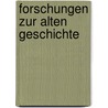 Forschungen zur alten geschichte by Meyer Eduard