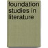 Foundation Studies In Literature
