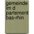 Gemeinde Im D Partement Bas-Rhin