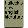 Halleck's New English Literature door Reuben Post Halleck