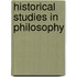 Historical Studies In Philosophy