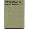 Introduction to Entrepreneurship door Donald F. Kuratko