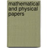 Mathematical and Physical Papers by William Thomson Kelvin