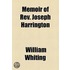 Memoir Of Rev. Joseph Harrington