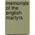 Memorials Of The English Martyrs