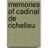 Memories Of Cadinal De Richelieu